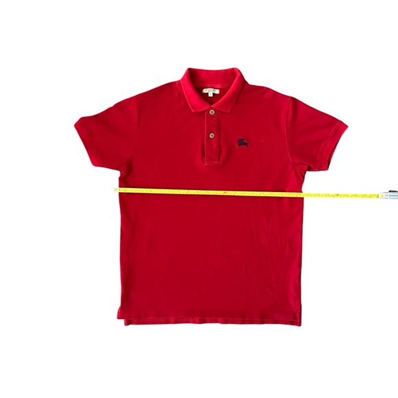 Burberry Red Polo Shirt - Picture 7 of 9